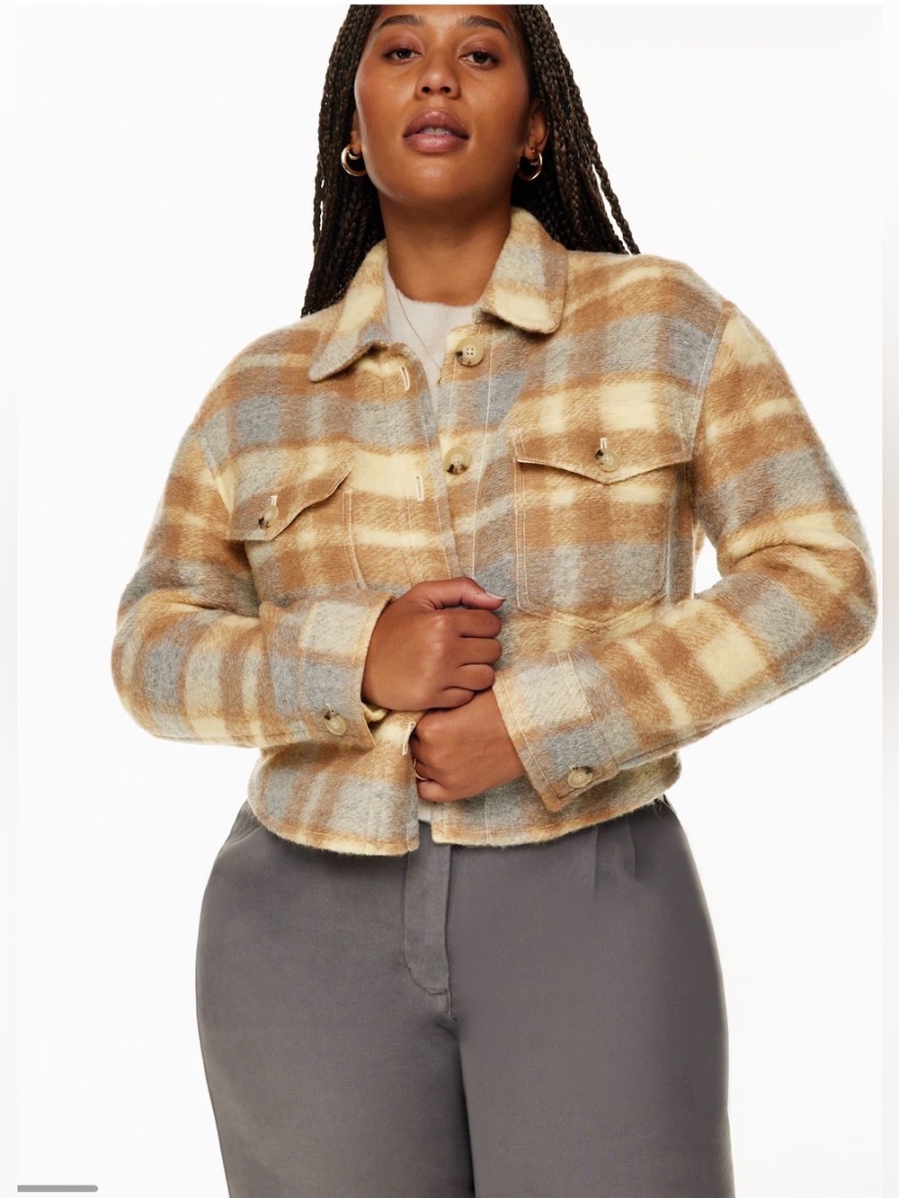 Wilfred Free The Ganna™ Cropped Shirt Jacket